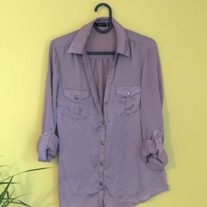 Soft purple silk blouse